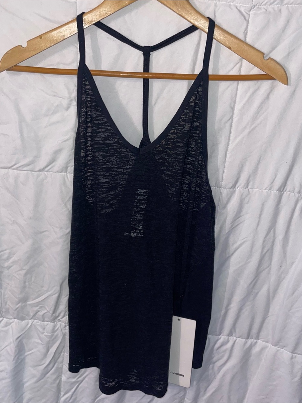 LuLuLemon Tie-Back Light Weight Yoga Tank Size 4